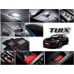 tuix 17 dark gray alloy wheels set hyundai elantra 2015-17